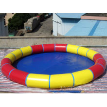 Tecido laminado de PVC para piscina circular